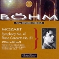 Mozart : Symphony No. 41 & Piano Concerto No. 21 / Askenase , Bohm & BPO