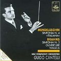 SYM 4/SYM 3/TRAGIC OV:MENDELSSOHN/BRAHMS