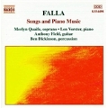Classical Palette - Falla: Songs and Piano Music / Quaife