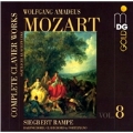 Mozart: Complete Piano Works Vol.8 -Thema KVAnh.38, 6 Deutsche Tanze KV.509, 10 Variations on a Theme by Gluck KV.455, etc (6/2006, 3/2007) / Siegbert Rampe(fp/clavichord/cemb)