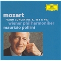 Mozart: Piano Concertos No.17 K.453, No.21 K.467 / Maurizio Pollini(p&cond), Vienna Philharmonic Orchestra