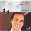 1+1 SERIES:SCRIABINE:10 PIANO SONATAS:NO.1 OP.6/NO.2 OP.19 "FANTASY SONATA"/NO.3 OP.23/ETC:ROBERT TAUB(p)
