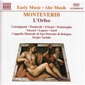 Early Music - Monteverdi: L'Orfeo / Vartolo, Carmignani, etc