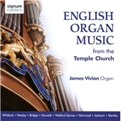 English Organ Music - From the Temple Church