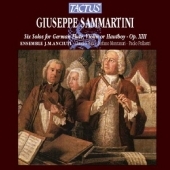 Giuseppe Sammartini: Six Solos for German Flute, Violin or Hautboy, Op.13 Giuseppe Sammartini: Six Solos for German Flute, Violin or Hautboy, Op.13