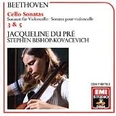 Beethoven: Sonatas for Cello & Piano nos 3 & 5 / Du Pre
