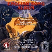 English Song Album / Cameron, Lewis, Desmond, Nash