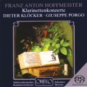 HOFFMEISTER:CLARINET CONCERTOS/SINFONIA CONCERTANTE NO.1/NO.2 :JOHANNES MOESUS(cond)/SUDDEUTSCHES KAMMERORCHESTER PFORZHEIM/DIETER KLOCKER(cl)/GIUSEPPE PORGO(cl)