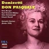 Donizetti: Don Pasquale / Steiner, Berger, et al