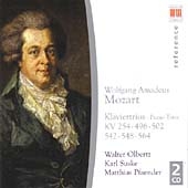 Mozart: Piano Trios No.1-5 / Walter Olbertz, Karl Suske, Matthias Pfaender