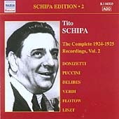 Tito Schipa -The Complete Victor Recordings Vol.2: Verdi, Donizetti, R.Barthelemy, etc (1924-1925) / Rosario Bourdon(cond), Victor Orchestra, etc
