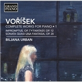 ӥʡХ/J.V.H.Vorisek Complete Works for Piano Vol.1[GP670]