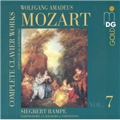 Mozart: Complete Piano Works Vol.7 - Piano Sonata No.3, Duport Variations, K.573, etc :Siegbert Rampe(cemb/clavichord/fp) Mozart: Complete Piano Works Vol.7 - Piano Sonata No.3, Duport Variations, K.573, etc :Siegbert Rampe(cemb/clavichord/fp)