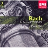 J.S.BACH:6 PARTITAS:MARIA TIPO(p)