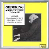 Gieseking - A Retrospective Volume III