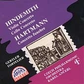 Hindemith: Violin Concerto, etc;  Hartmann / Ancerl