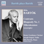 Bartok Plays Bartok - Contrasts BB.116, Rhapsody No.1 BB.94a, Mikrokosmos BB.105 (excerpts)