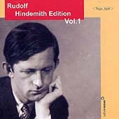 Rudolf Hindemith Edition Vol.1 -Piano Works/String Quartets/Sextett -Serenade/etc:Jutta Muller-Vornehm(p)/G.A.Albrecht(cond)/Bremen State Philharmonic Orchestra