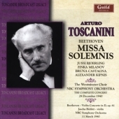 Beethoven: Missa Solemnis, Violin Concerto / Toscanini