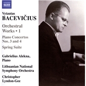 ֥ꥨꥦ쥯/Vytautas Bacevicius Orchestral Works Vol.1 - Piano Concertos No.3, No.4, etc[8573282]