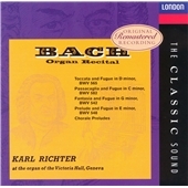 ORGAN RECITAL:BACH ORGAN RECITAL:BACH