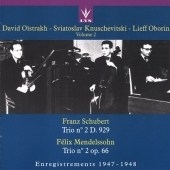 Mendelssohn, Schubert: Piano Trios / Oistrakh Trio