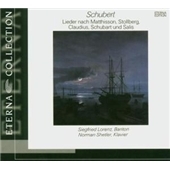 Schubert: Lieder to Texts by Various Poets / Siegfried Lorenz, Norman Shetler
