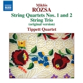 Miklos Rozsa: String Quartets Nos. 1 & 2 Miklos Rozsa: String Quartets Nos. 1 & 2