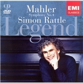 Legends - Simon Rattle: Mahler: Symphony No.4 ［CD+DVD］