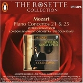 MOZART:PIANO CONCERTOS NO.21/NO.25:STEPHEN KOVACEVICH(p)/COLIN DAVIS(cond)/LSO