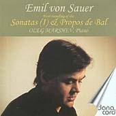 Sauer: Sonatas, Propos de Bal / Oleg Marshev