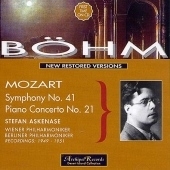 롦١/Mozart  Symphony No. 41 &Piano Concerto No. 21 / Askenase , Bohm &BPO[ARPCD131]