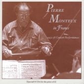 Pierre Monteux in France (1952-58 Conert Performances) 