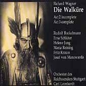 Wagner: Die Walkuere Acts 2 & 3 / Leonhardt, Schlueter, et al