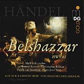 Haendel: Belshazzar /Neumann, Brutscher, Kermes, Selig, et al