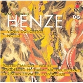 H.W.Henze: Violin Concertos No.1-No.3 H.W.Henze: Violin Concertos No.1-No.3