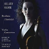 Brahms; Stravinsky: Concertos for Violin and Orchestra