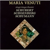 Maria Venuti sings Schubert,Schumann and Schoenberg