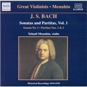 桼ǥ˥塼/Bach Sonata No 1 Partitas Nos. 1 and 2[8110918]
