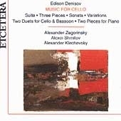Denisov: Music for Cello / Zagorinsky, Shmitov, Klechevsky
