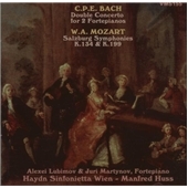 C.P.E.Bach:Concerto for 2 Harpsichords H.408/Sinfonia No.4 H.666/Mozart:Symphonies K.134/K.199:Manfred Huss(cond)/Haydn Sinfonietta Wien/etc C.P.E.Bach:Concerto for 2 Harpsichords H.408/Sinfonia No.4 H.666/Mozart:Symphonies K.134/K.199:Manfred Huss(cond)/Haydn Sinfonietta Wien/etc