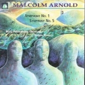 Arnold: Symphony no 1 & 5 / Handley, Royal PO