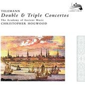 Telemann: Double & Triple Concertos -Concerto for 3 Trumpets, Quadro, Concerto for Recorder & Flute, etc (7/1981) / Christopher Hogwood(cond), AAM, Friedmann Immer(natural trumpet), etc