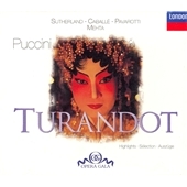 Puccini: Turandot - Highlights / Mehta, Sutherland
