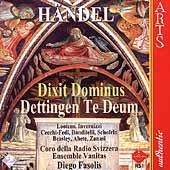 Handel: Dixit Dominus, Dettingen Te Deum / Fasolis, et al Handel: Dixit Dominus, Dettingen Te Deum / Fasolis, et al