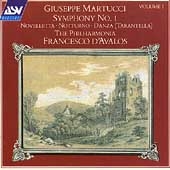 Martucci: Vol 1 - Symphony no 1, etc / D'Avalos