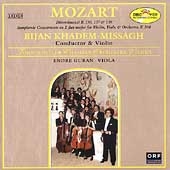 Mozart: Divertimenti, Symphonie Concertante / Khadem-Missagh Mozart: Divertimenti, Symphonie Concertante / Khadem-Missagh