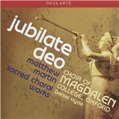 Matthew Martin: Jubilate Deo - Sacred Choral Works