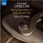 󸹳ڸ޽/G.Onslow String Quintets Vol.1 - No.20 &No.26[8573600]