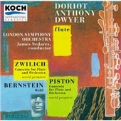 Zwilich, Piston, Bernstein: Flute Concertos / Dwyer, Sedares